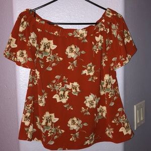 Off the shoulder shirt